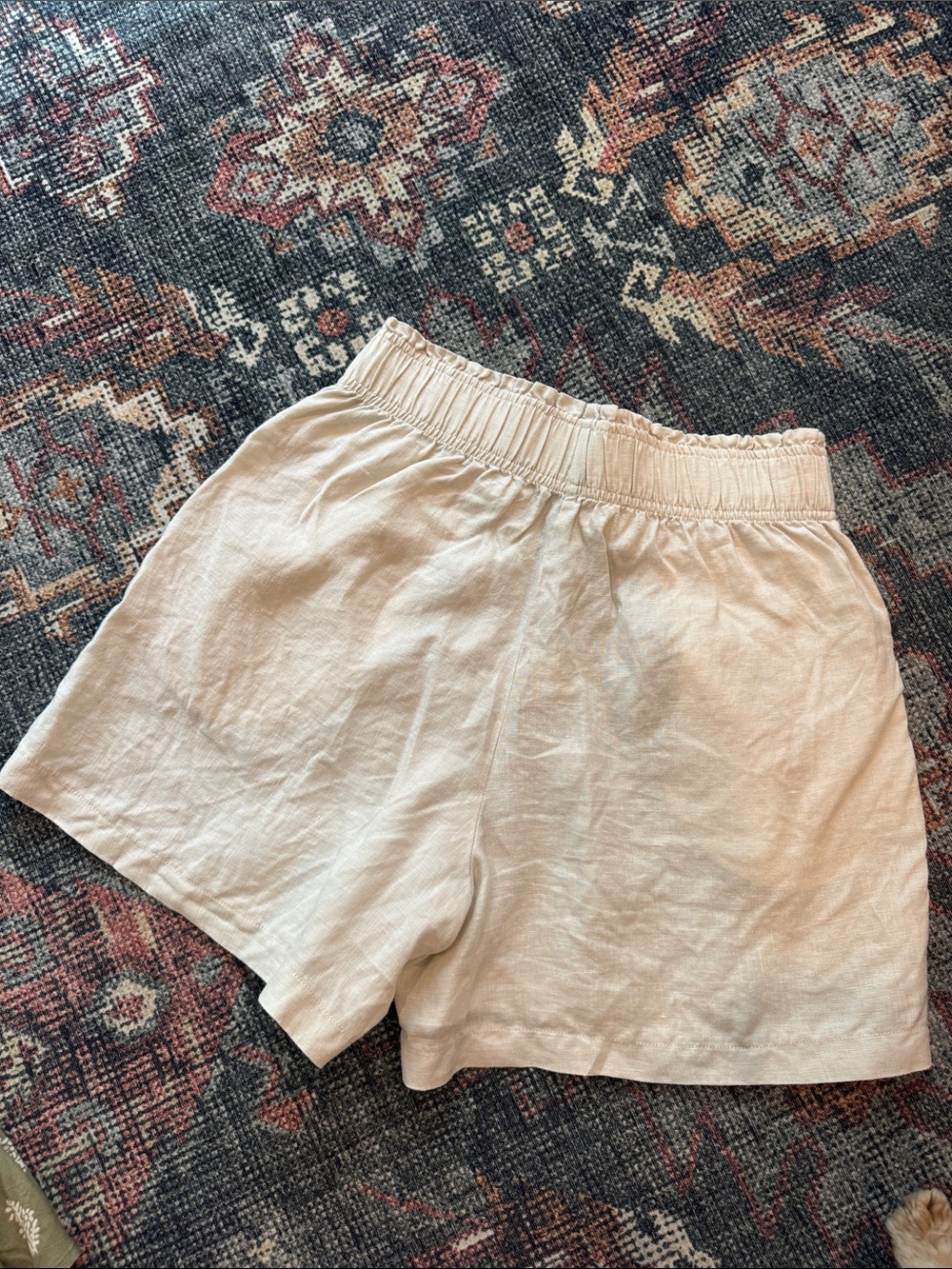 Quince 100% European Linen High Waist Shorts | Women’s Small | Flax - Picture 4 of 4